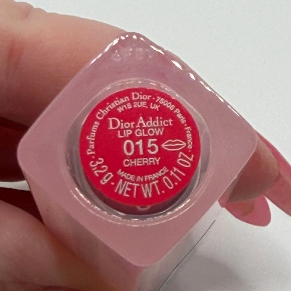 Dior Addict Lip Glow Color Reviver Balm 015 Cherry Hydrating Lip Balm 0.11oz